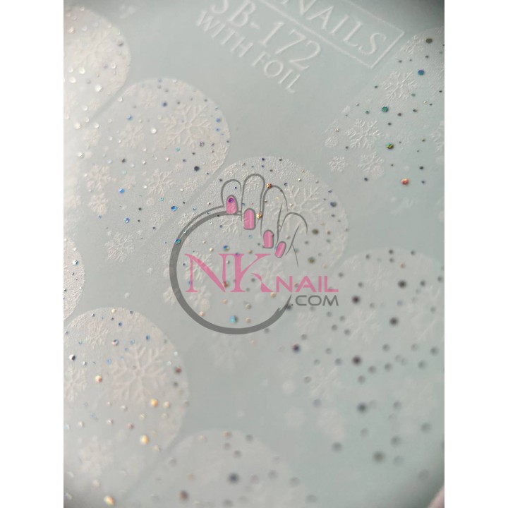 Слайдер Navi Nails SB-172 silver голографік